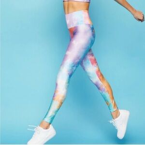 Goldsheep Small Tie Dye Rainbow Colorful Leggings